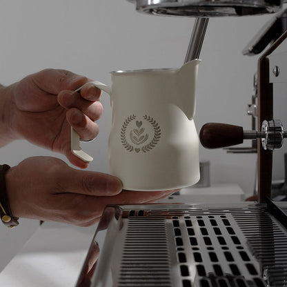 Italian Coffee Milk Cup 304 Stainless Steel Big Belly Milk Cup 350/450ml Latte Cup Milk Foam Cup