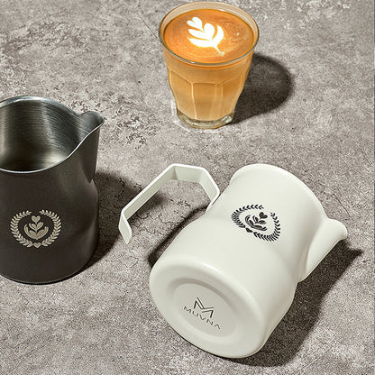 Italian Coffee Milk Cup 304 Stainless Steel Big Belly Milk Cup 350/450ml Latte Cup Milk Foam Cup